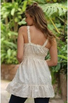 ANGIE IVORY 2 POCKET TOP