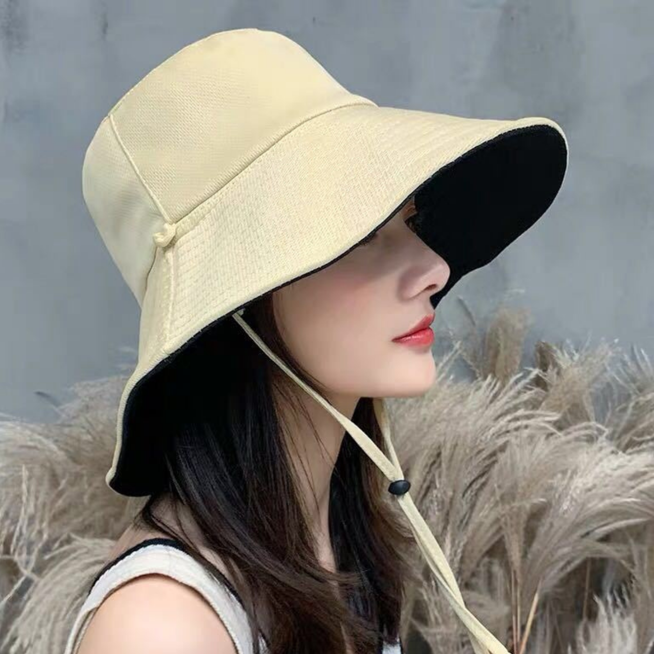 MODERN WIDE BRIM BUCKET HAT FOR WOMEN